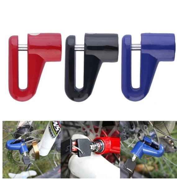 Trava de Disco de Freio Anti furto para Moto