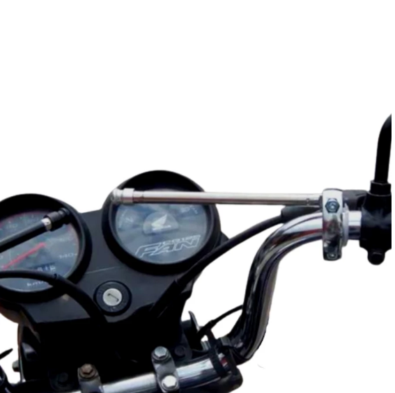 Antena  para Moto Corta Pipa Retrátil Anti Cerol Aço Inox