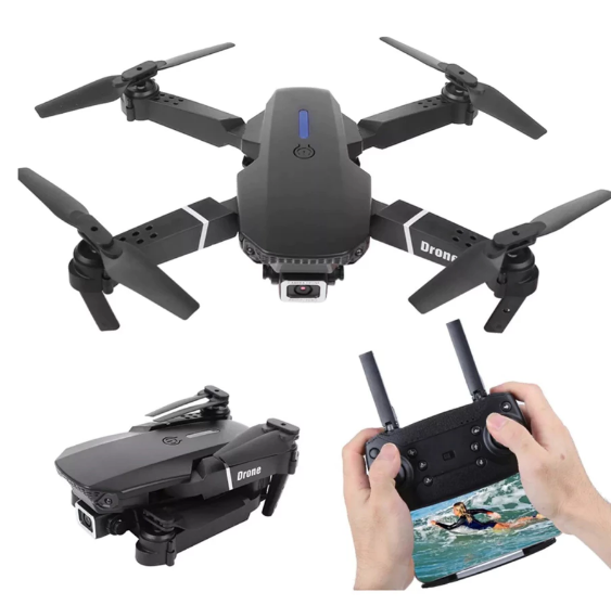 Drone com Câmera modelo 2025 com Barômetro voo estável 10 min voo (com 2 baterias grátis )