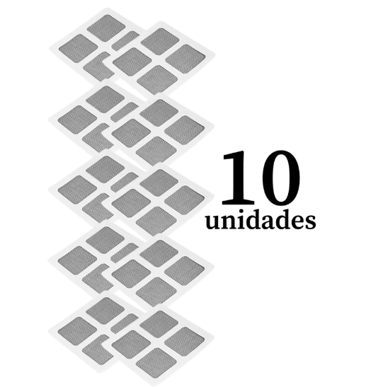 Kit Adesivos Protetores de Ralo Tela Descartável Anti Entupimento e Anti Insetos