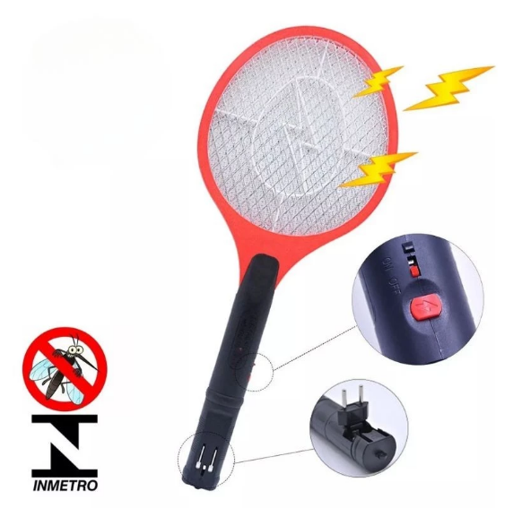 Raquete Elétrica Mata Mosquito