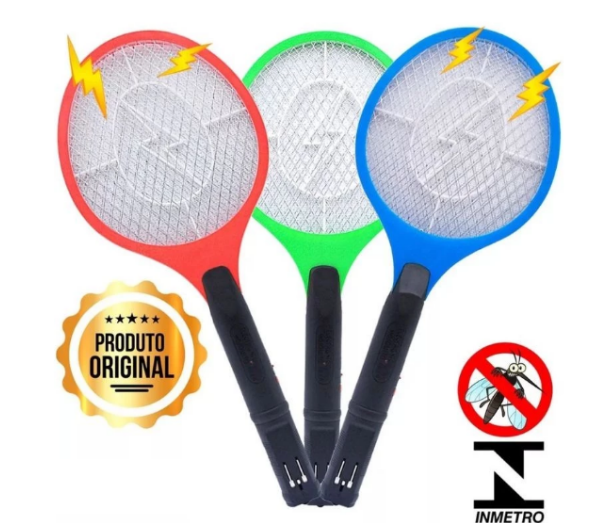 Raquete Elétrica Mata Mosquito
